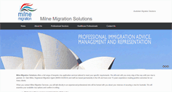 Desktop Screenshot of milnemigration.com