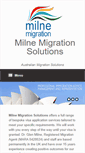 Mobile Screenshot of milnemigration.com